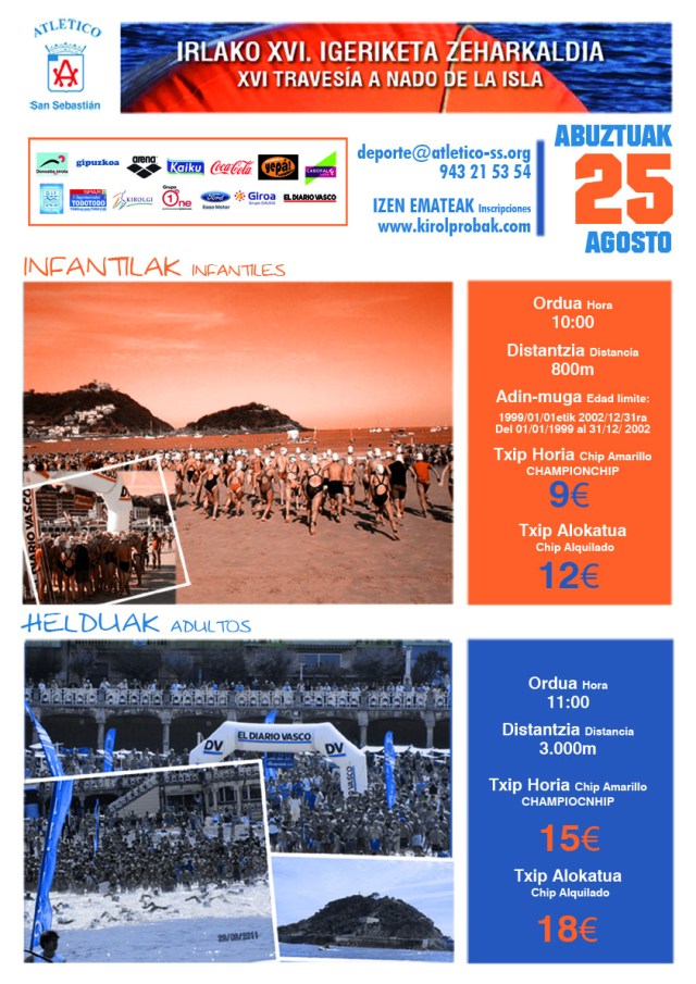 TRAVESIA A NADO LA ISLA 2013